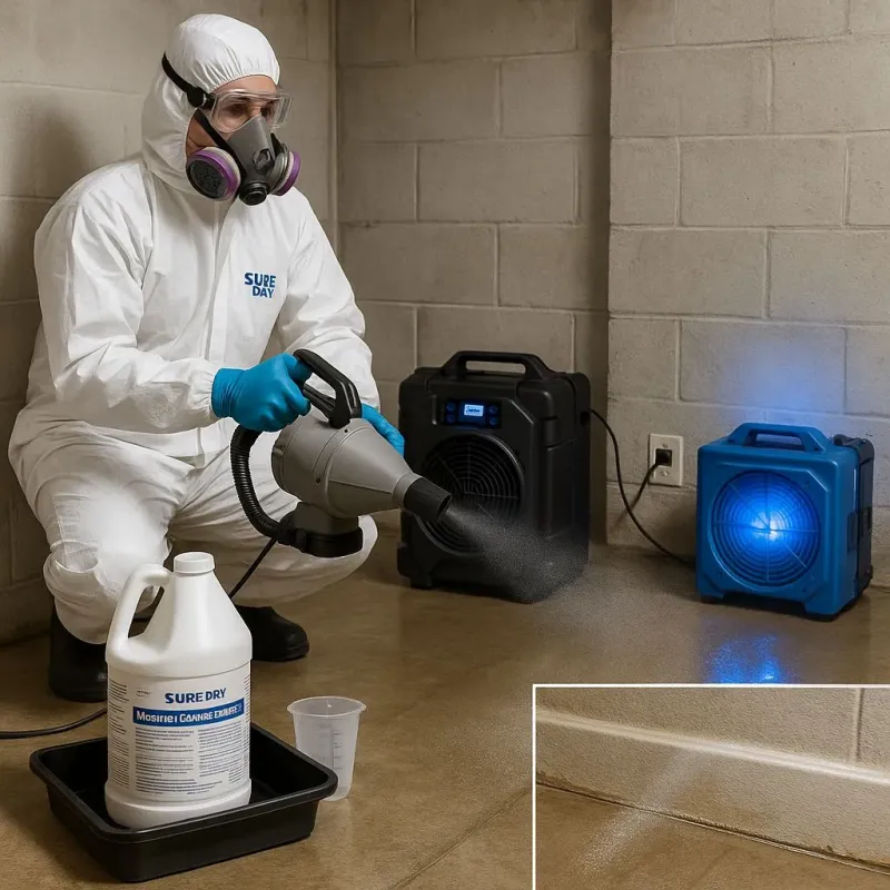 Sanitization and Odor Removal process in Allendale, MI